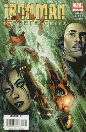 Iron Man: Hypervelocity 3 published by Marvel with cover art by Brian Denham