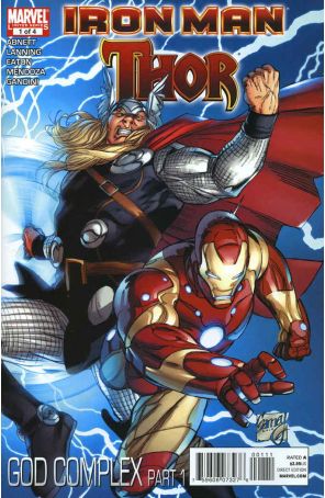 Iron Man/Thor 1 published by Marvel with cover art by Ron Garney