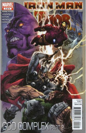 Iron Man/Thor 2 published by Marvel with cover art by Stephen Segovia