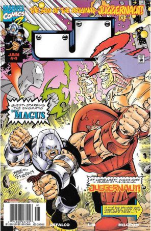 J2 4 (Newsstand) published by Marvel with cover art by Ron Lim