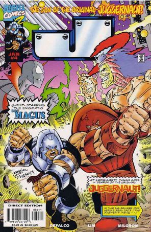 J2 4 published by Marvel with cover art by Ron Lim