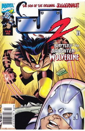 J2 5 (Newsstand) published by Marvel with cover art by Ron Lim