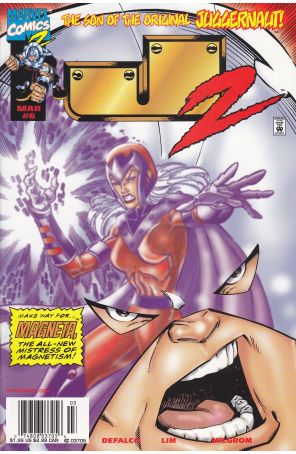 J2 6 (Newsstand) published by Marvel with cover art by Ron Lim