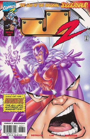 J2 6 published by Marvel with cover art by Ron Lim