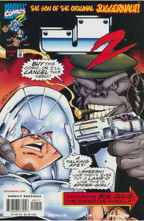 J2 9 published by Marvel with cover art by Ron Lim