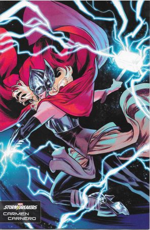 Jane Foster And the Mighty Thor 1C published by Marvel with cover art by Carmen Carnero