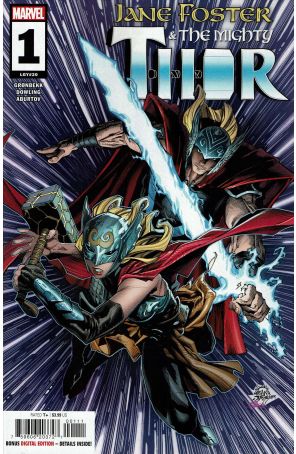 Jane Foster And the Mighty Thor 1 published by Marvel with cover art by Ryan Stegman