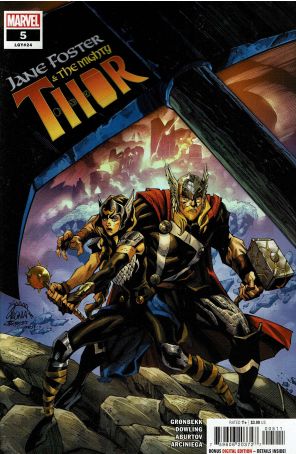 Jane Foster And the Mighty Thor 5 published by Marvel with cover art by Ryan Stegman