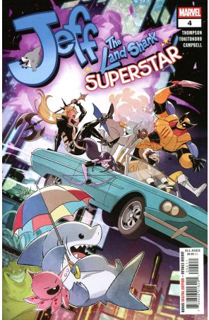 Jeff the Land Shark: Superstar 4 published by Marvel with cover art by Gurihiru