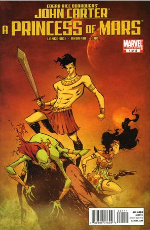 John Carter of Mars: A Princess of Mars 1 published by Marvel with cover art by Skottie Young