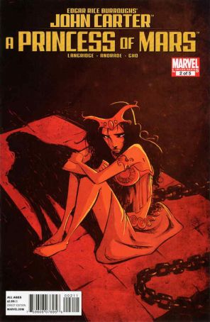 John Carter of Mars: A Princess of Mars 2 published by Marvel with cover art by Skottie Young