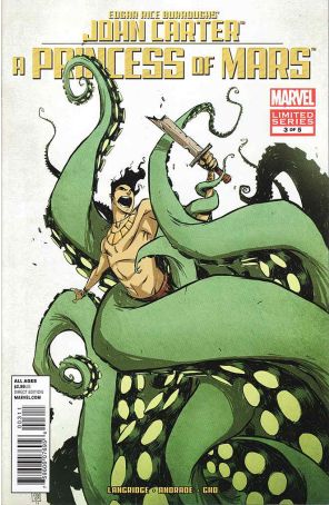 John Carter of Mars: A Princess of Mars 3 published by Marvel with cover art by Skottie Young