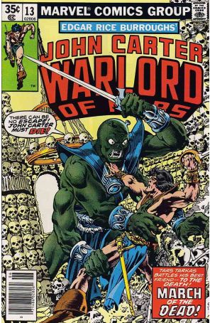 John Carter, Warlord of Mars 13 published by Marvel