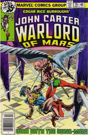 John Carter, Warlord of Mars 19 published by Marvel