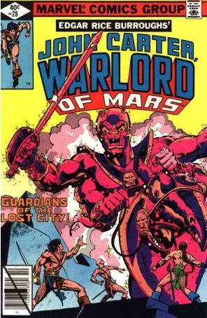 John Carter, Warlord of Mars 28 published by Marvel