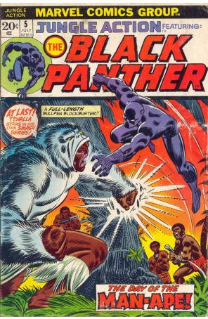 Jungle Action 5 published by Marvel with cover art by John Romita