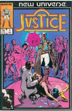 Justice (Marvel) 1 published by Marvel with cover art by Geof Isherwood