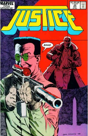 Justice (Marvel) 25 published by Marvel with cover art by Lee Weeks