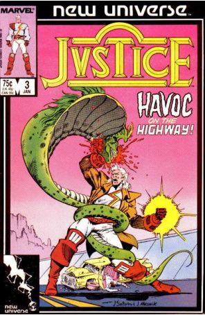 Justice (Marvel) 3 published by Marvel with cover art by Javier Saltares