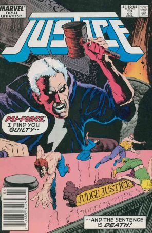 Justice (Marvel) 30 (Newsstand) published by Marvel