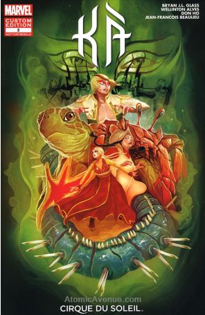 KA by Cirque du Soleil 2 published by Marvel with cover art by Michael Del Mundo