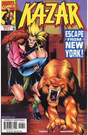 Ka-Zar (3rd Series) 17 published by Marvel