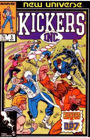 Kickers, Inc. 5 published by Marvel with cover art by Alex Saviuk