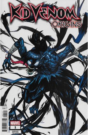 Kid Venom: Origins 1A published by Marvel with cover art by Humberto Ramos