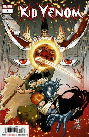 Kid Venom 4 published by Marvel with cover art by Taigami