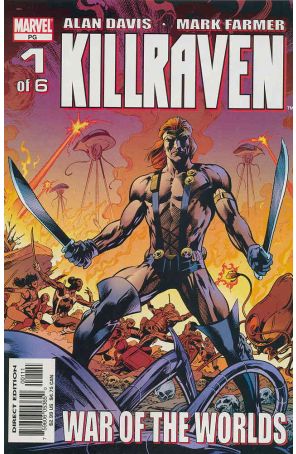 Killraven (2nd Series) 1 published by Marvel with cover art by Alan Davis