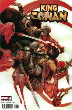 King Conan (2nd Series) 1F published by Marvel with cover art by Stephanie Hans