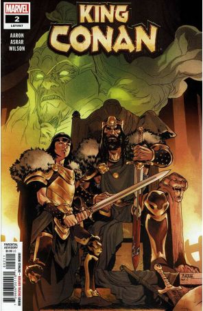 King Conan (2nd Series) 2 published by Marvel with cover art by Mahmud A. Asrar
