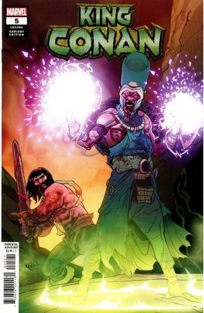 King Conan (2nd Series) 5A published by Marvel with cover art by Pasqual Ferry