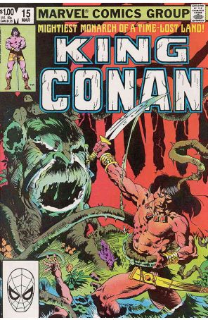 King Conan 15 published by Marvel with cover art by Armando Gil