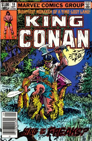 King Conan 18 (Newsstand) published by Marvel with cover art by John Severin