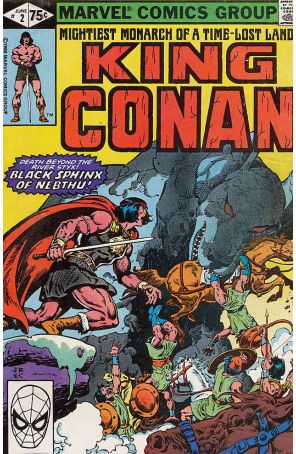 King Conan 2 published by Marvel with cover art by John Buscema