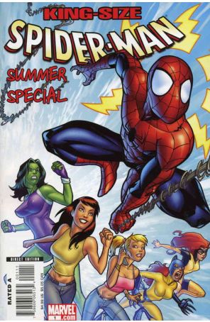 King-Size Spider-Man Summer Special 1 published by Marvel with cover art by Salvador Espin