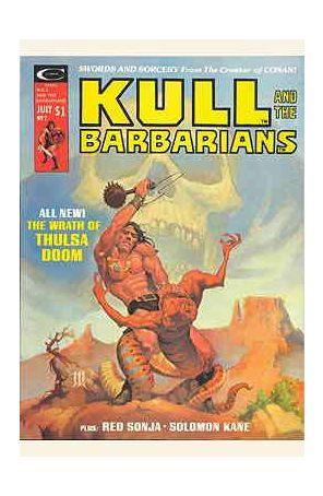 Kull and the Barbarians 2 published by Marvel with cover art by Michael Whelan