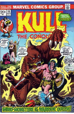 Kull the Conqueror (1st Series) 10 published by Marvel with cover art by John Severin