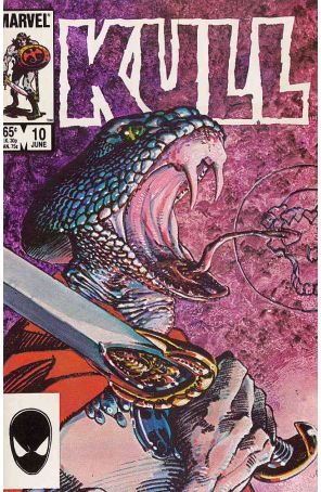 Kull the Conqueror (3rd Series) 10 published by Marvel with cover art by Barry Windsor-Smith