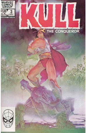 Kull the Conqueror (3rd Series) 3 published by Marvel with cover art by Michael Golden