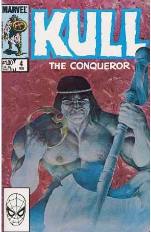 Kull the Conqueror (3rd Series) 4 published by Marvel with cover art by Michael Golden