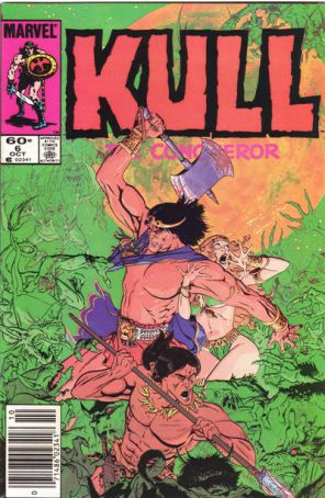 Kull the Conqueror (3rd Series) 6 (Newsstand) published by Marvel with cover art by Michael Golden
