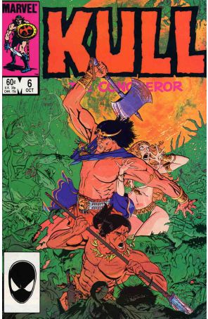 Kull the Conqueror (3rd Series) 6 published by Marvel with cover art by Michael Golden