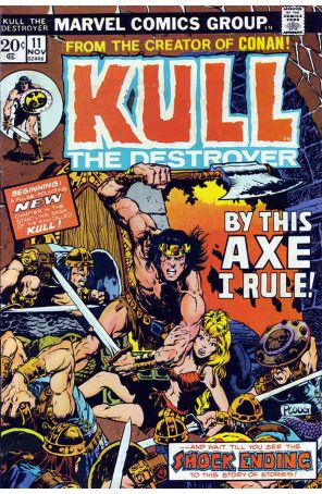 Kull the Destroyer 11 published by Marvel with cover art by Mike Ploog