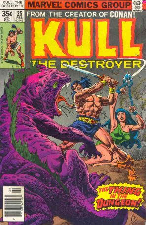 Kull the Destroyer 25 published by Marvel with cover art by Ernie Chan