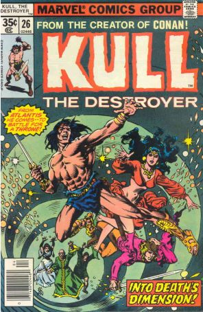 Kull the Destroyer 26 published by Marvel with cover art by Ernie Chan