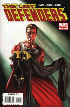 The Last Defenders 5 published by Marvel with cover art by Rodolfo Migliari