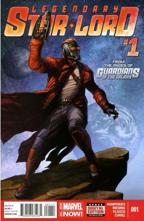 Legendary Star Lord 1 published by Marvel with cover art by Paco Medina