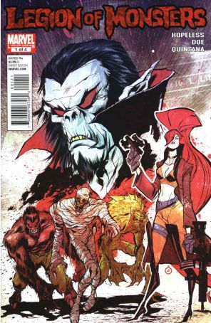 Legion of Monsters (3rd Series) 1 published by Marvel with cover art by Juan Doe